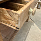 French Style Marble Top Console Table with Two Drawers