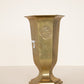 Heavy Brass Religious  Vase - 10"