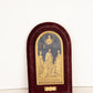 Etched Gold Religious Plaque