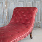 Brewster Pink Velvet Chaise Style of George Smith