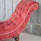 Brewster Pink Chaise Style of George Smith