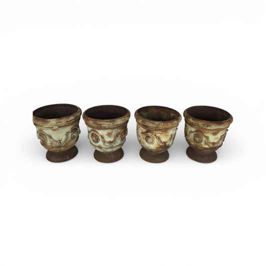 Cast Iron Urn - Redish Patina