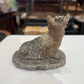 Stone Scottie Dog with Bow