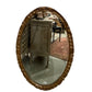 Large Oval Gilded Mirror