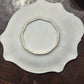 Antique Porecelain Dessert Plate with Gilded Detail and Hand Painted Florals