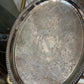 Silver Plated Oval Tray with No Handles