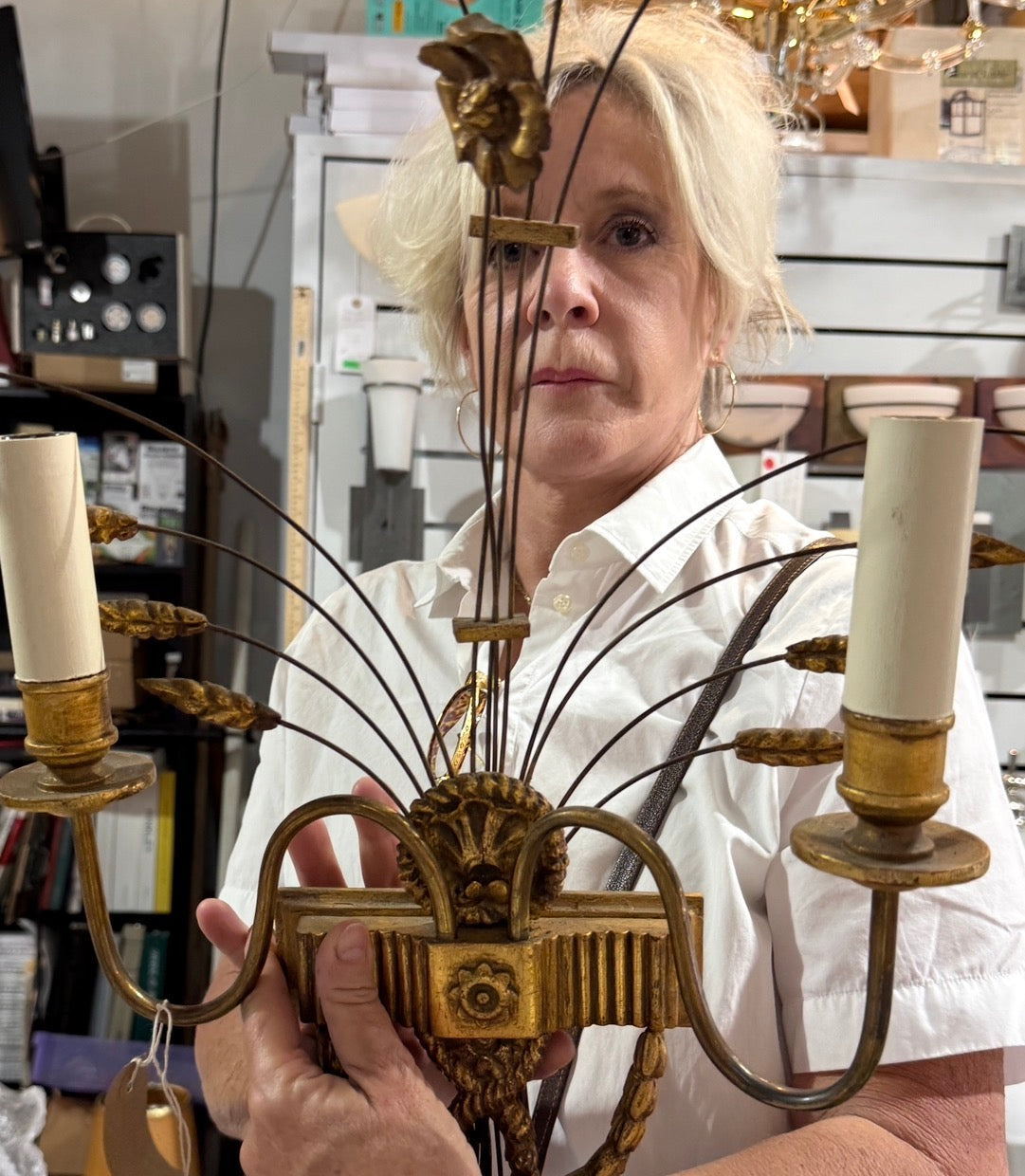 Wheatsheaf Edwardian Wall Sconce Circa 1910