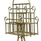 Vintage Brass Magazine Rack