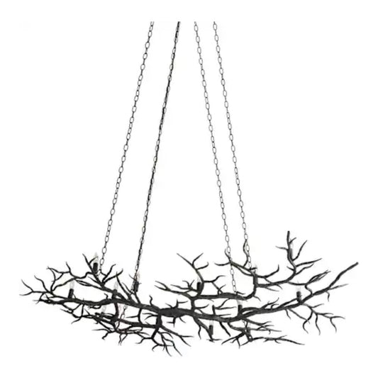 Rainforest Large Bronze Chandelier