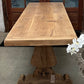 Late 19th Century French Large Oak Refectory Castle Table