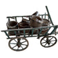 Antique Green Wooden Goat Cart