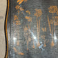 Chinoiserie Black Coffee Table with Botanical Motif