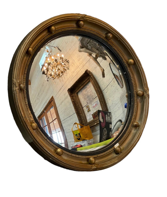 Mid-Century Gold Federal 12” Mirror