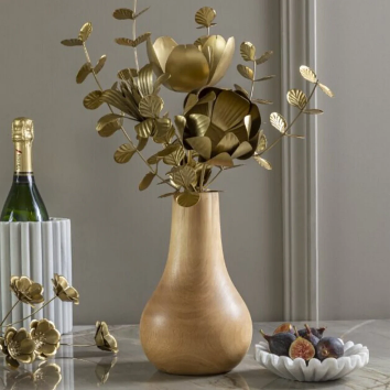 Botanical Gold Poppy Stem