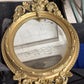 Oval Framed Wall Mirror