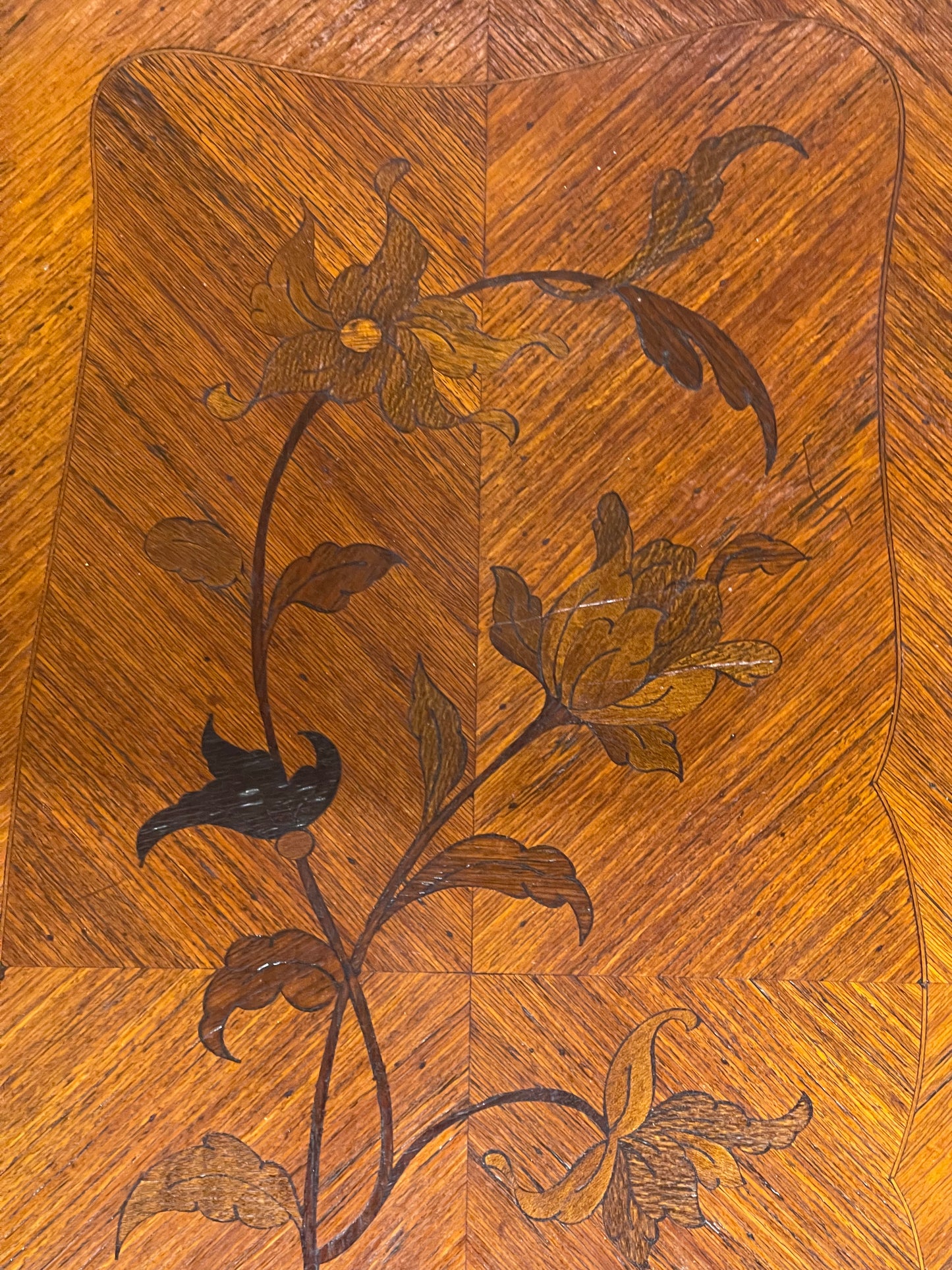 Louis XV Tulipwood, Kingwood, Maple and Holly Marquetry Coiffeuse, Late 19th Century