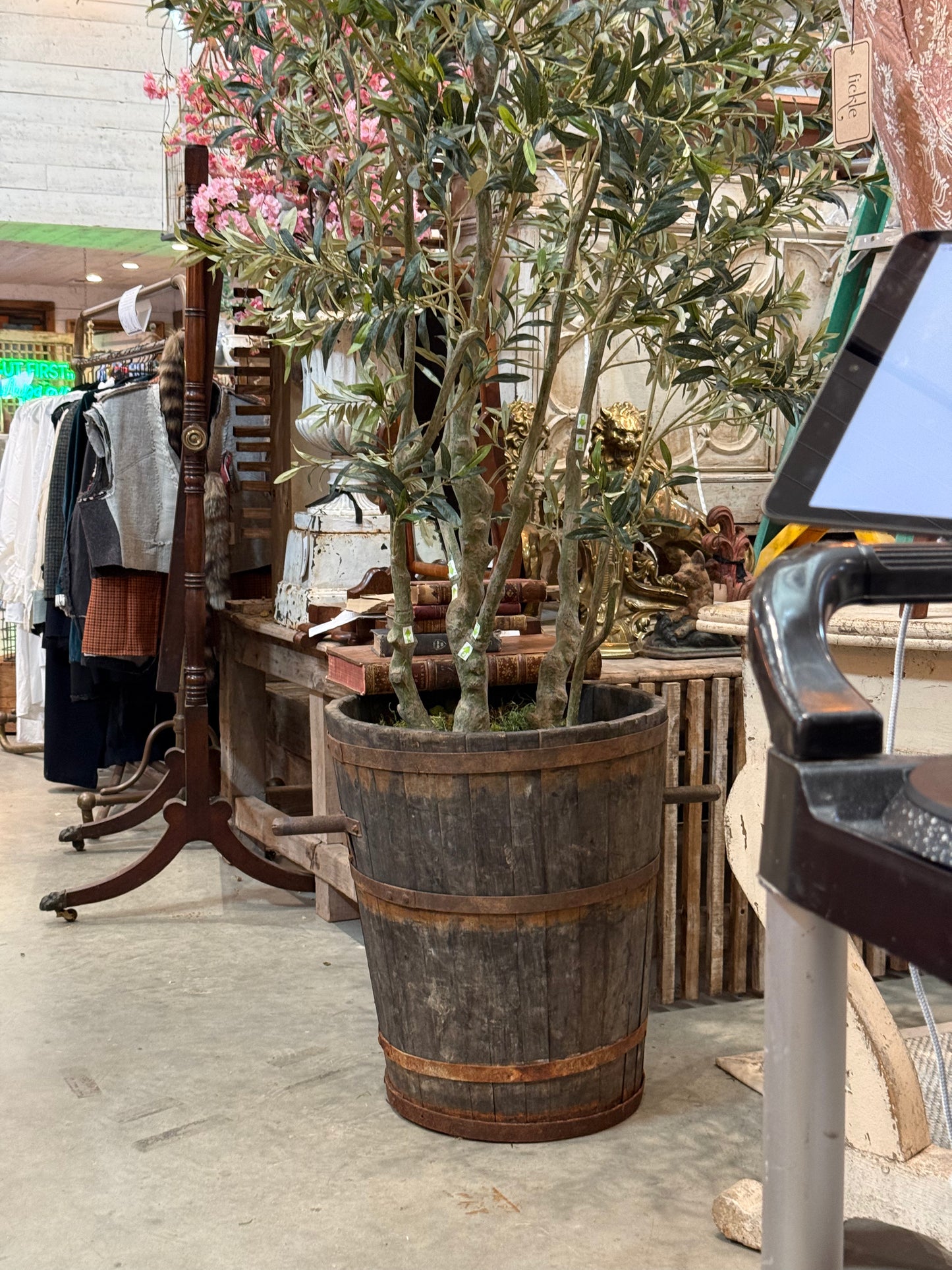 Antique French Grape Hods | Vineyard Harvest Bucket