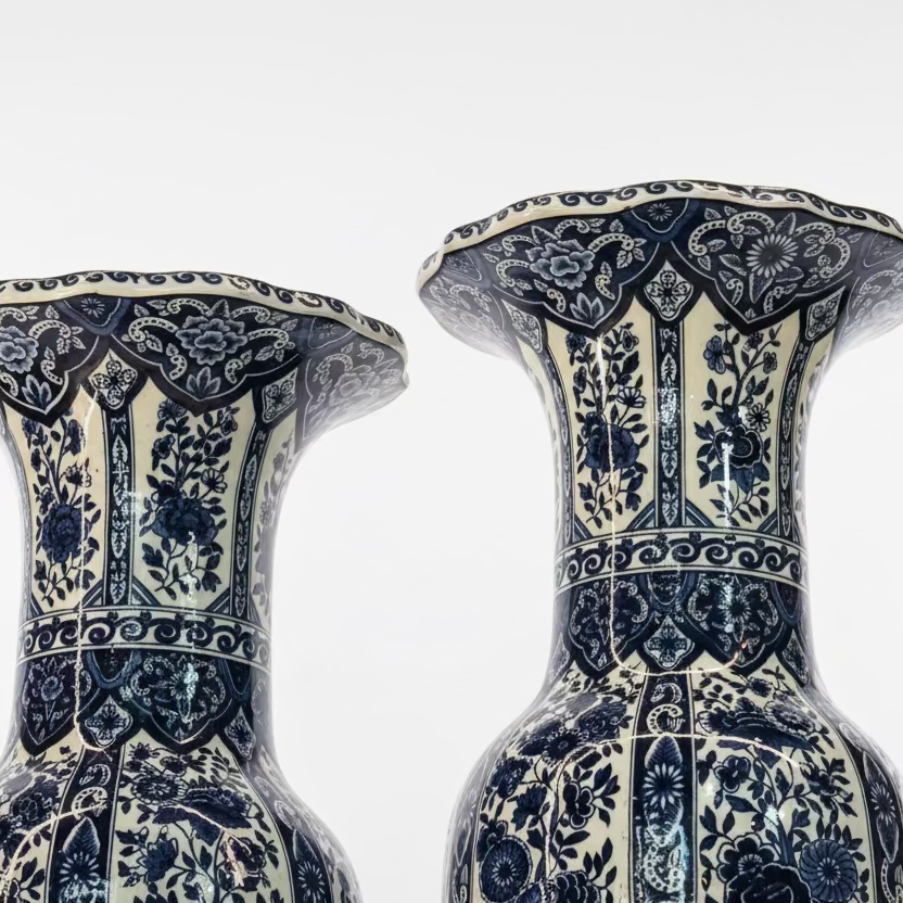 Dutch Blue and White Delft Vase