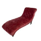Brewster Pink Velvet Chaise Style of George Smith