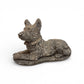 Stone Dog in Repose with Perky Ears