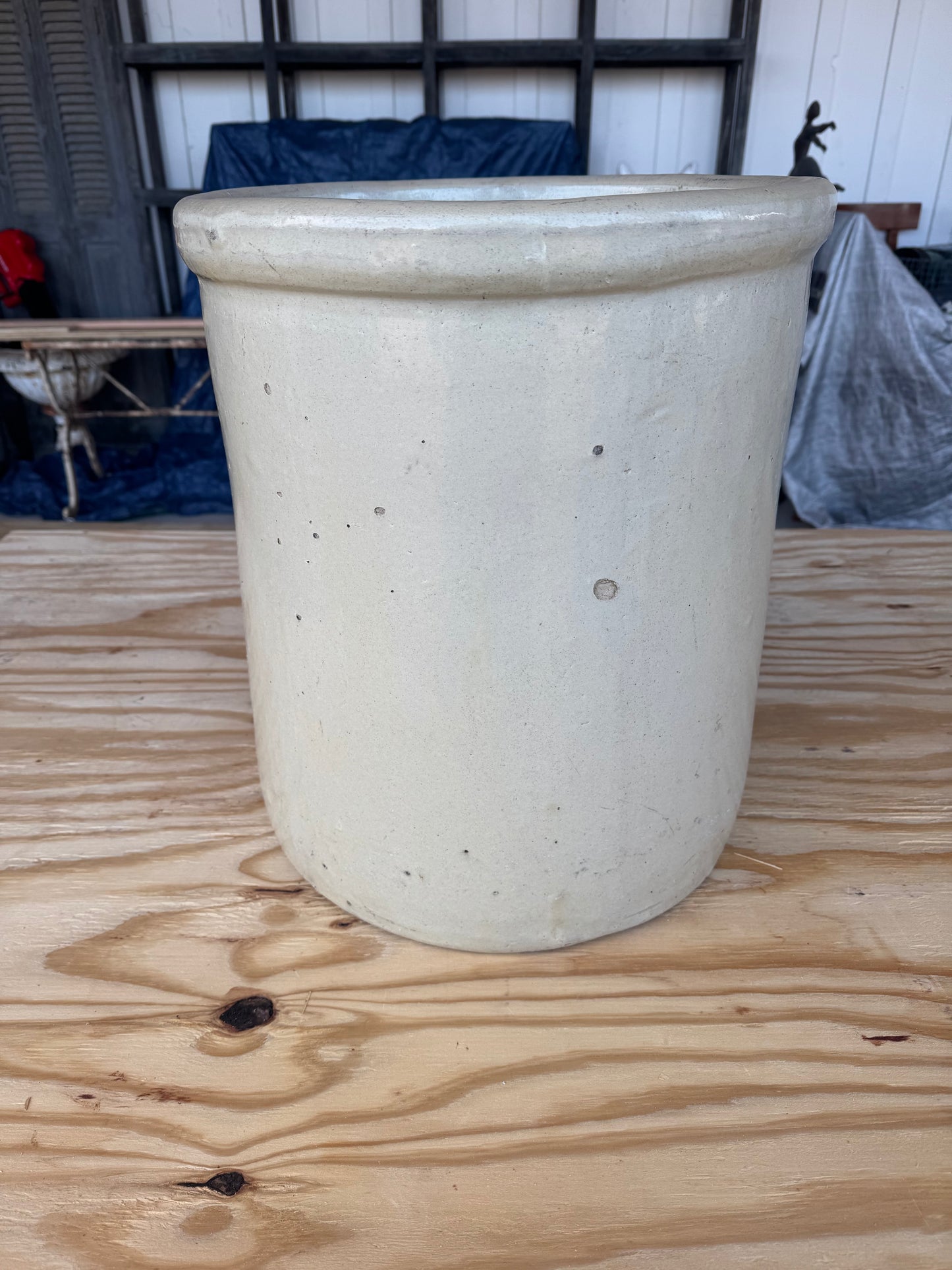 Cream Crock #12 Maple Leaf