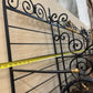 Vintage French Brass and Wrought Iron Baker’s Rack 1920s