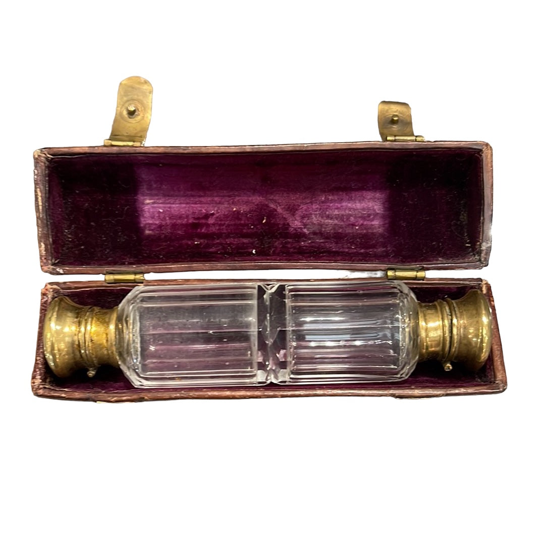 Double End Perfume Bottle with Case