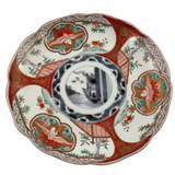 Meiji Period Imari Hand Painted with Imperial Borders and Birds