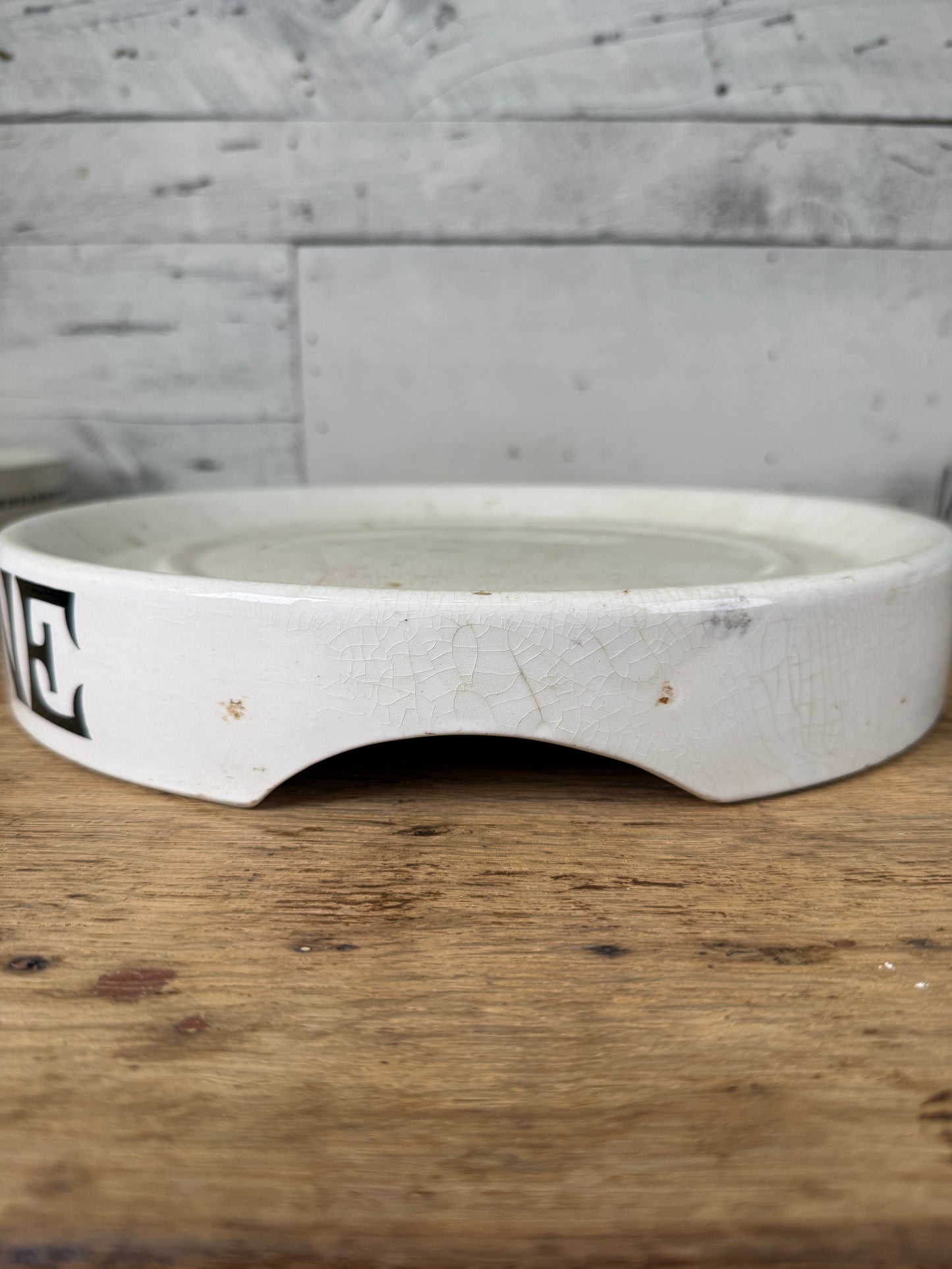 English Ironstone Grocer’s “MARGARINE” Counter Display Stand