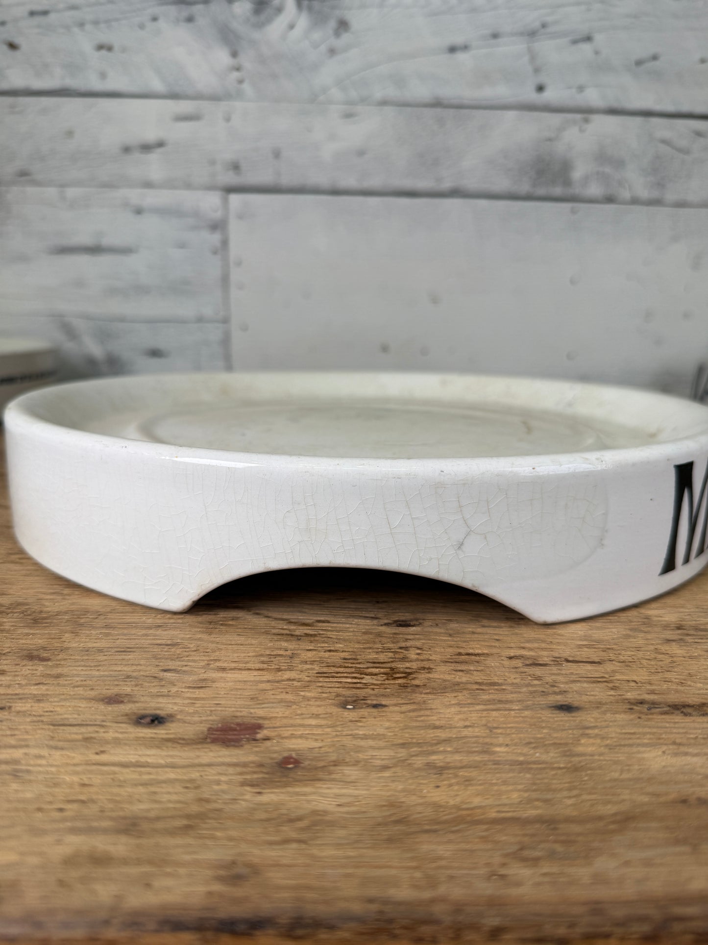 English Ironstone Grocer’s “MARGARINE” Counter Display Stand