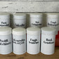Late 19th to Early 20th Century Continental European Porcelain Apothecary Jars, Set of Ten