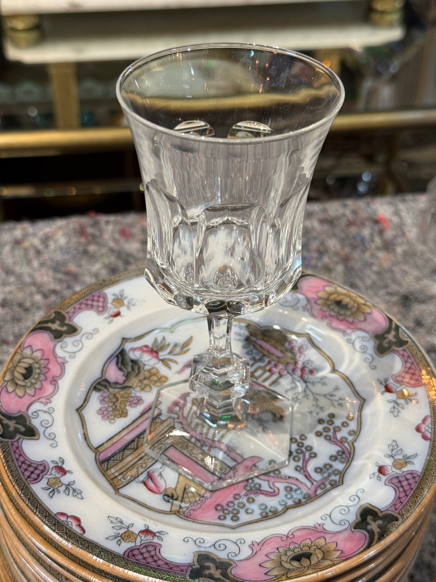 French Red Wine Glass Ca10