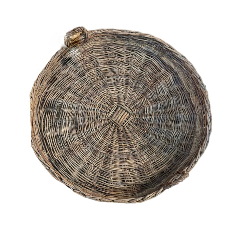 Rare Willow Winnowing Baskets from early 1900s