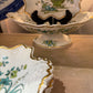 Regency-Era Ridgway Dessert Service – Circa 1820, Hand-Painted Botanical Design, Gilt Accents