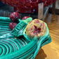 Emile Tessier Majolica Fruit-Handled Dish