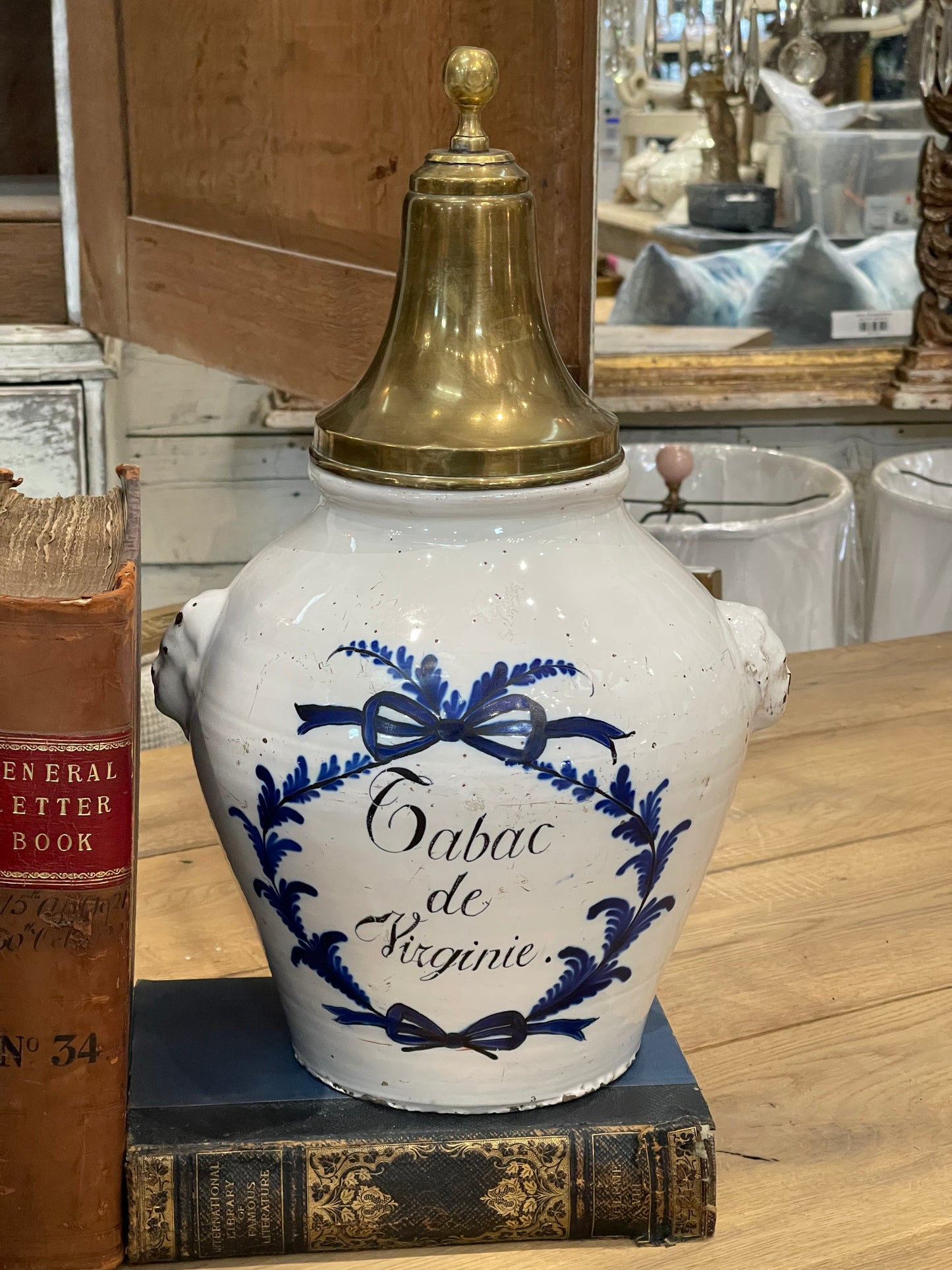 Blue and White Glazed Tobacco Jars circa 1800