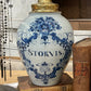 Blue and White Glazed Tobacco Jars circa 1800
