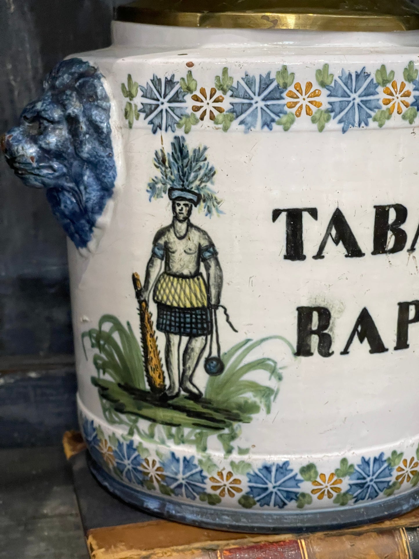 Blue and White Glazed Tobacco Jars circa 1800