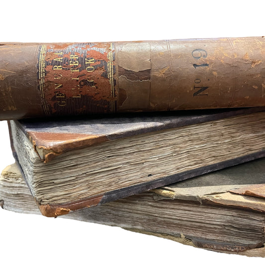 General Ledger Books from Late 19th Century to Early 20th Century UK