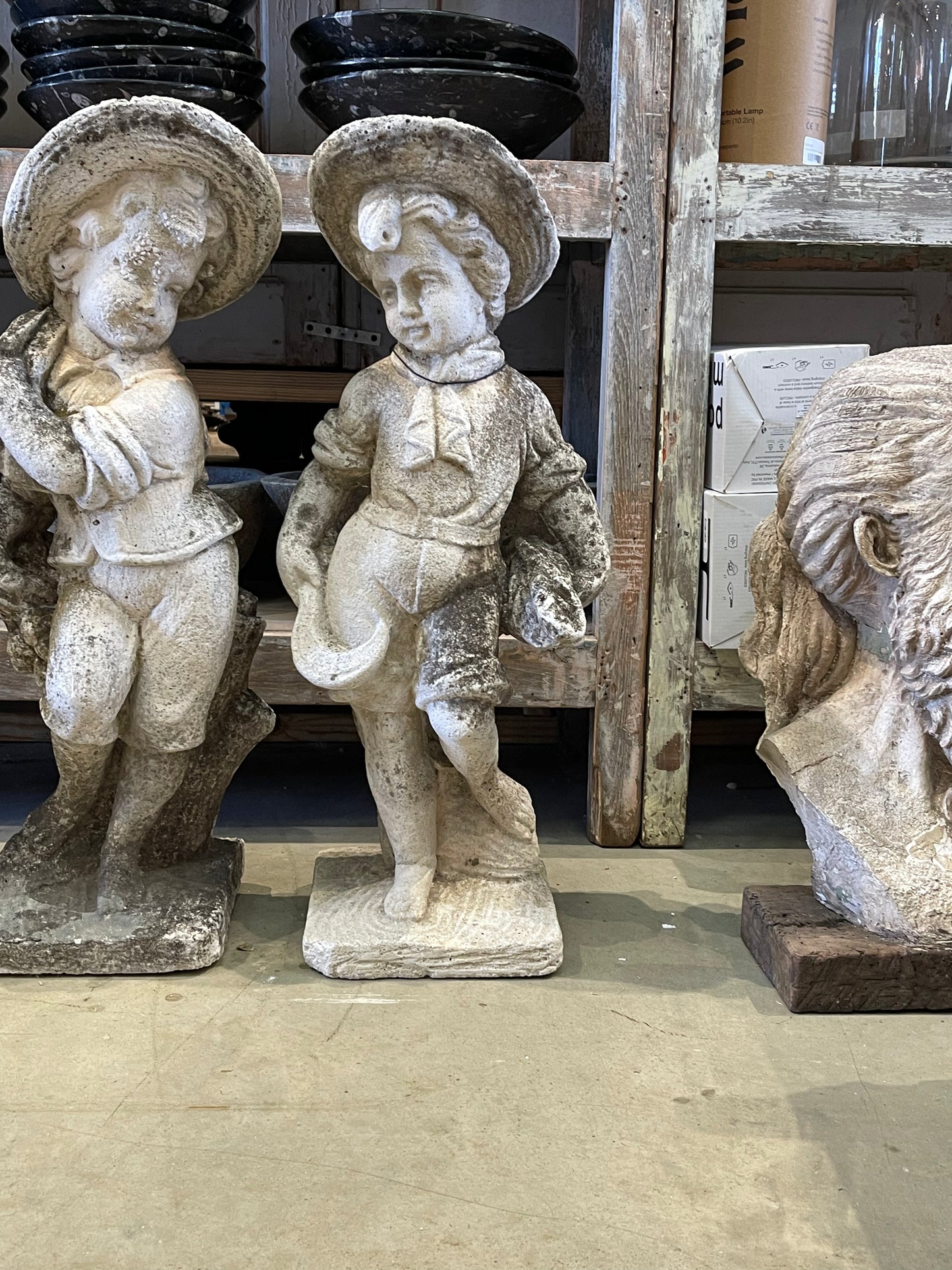 Hand Carved Four Season Statues in Vicenza Stone