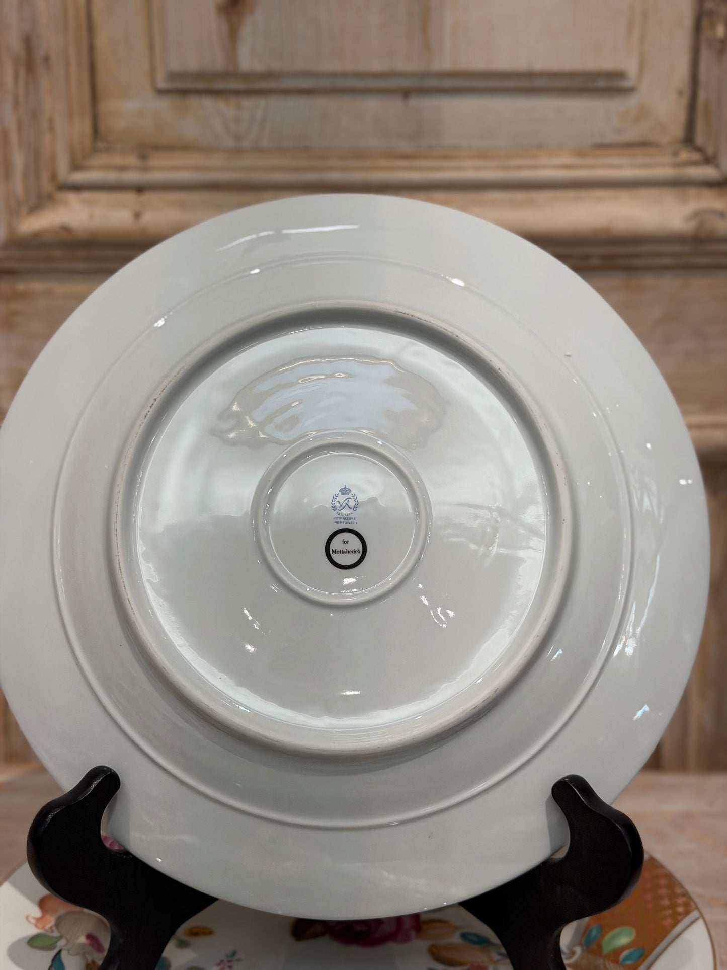 Mottahedeh “Lowestoft Rose” Porcelain Dinnerware & Serving Pieces