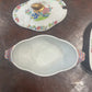 Spode Small Indian Tree Tureen with Lid and Staple Repaired Underplate