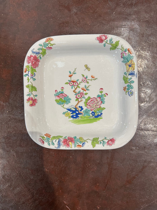 Spode Stone China “Willis Indian Tree” Square Plate / Dresser Tray