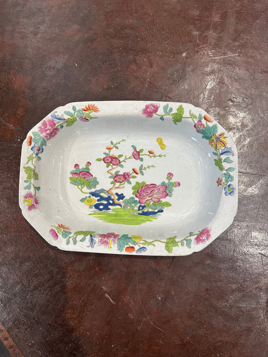 Spode Stone China “Willis Indian Tree” Oval Serving Dish