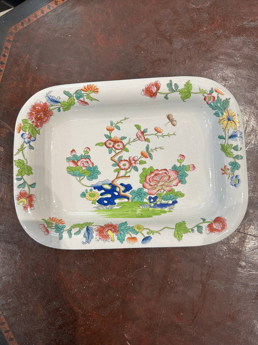 Spode Stone China “Willis Indian Tree” Medium Oval Serving Dish