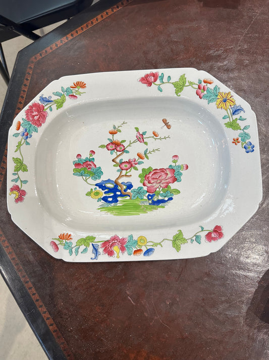Spode Stone China “Willis Indian Tree” Deep Serving Platter