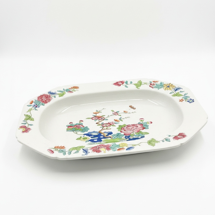 Spode Stone China “Willis Indian Tree” Deep Serving Platter