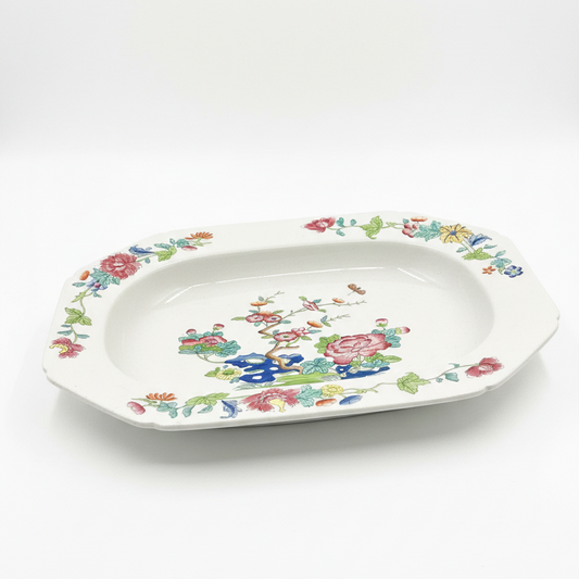 Spode Stone China “Willis Indian Tree” Deep Serving Platter