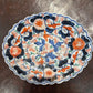 Miniature Meiji Period Imari Porcelain Plate Scalloped Edge Hand Painted