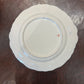 Antique English Imari-Style Cake Plate – Scalloped Edge, Cobalt & Iron Red